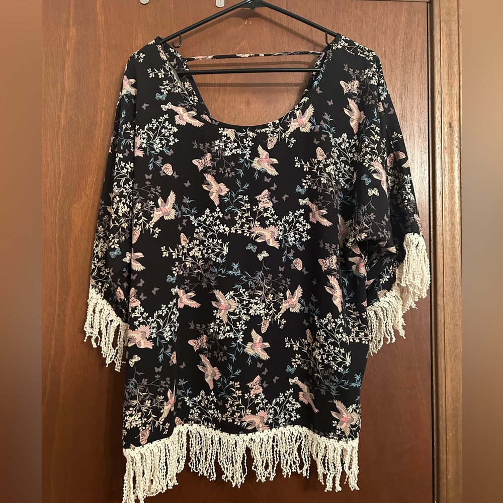 Pink Owl “The Geisha” blouse